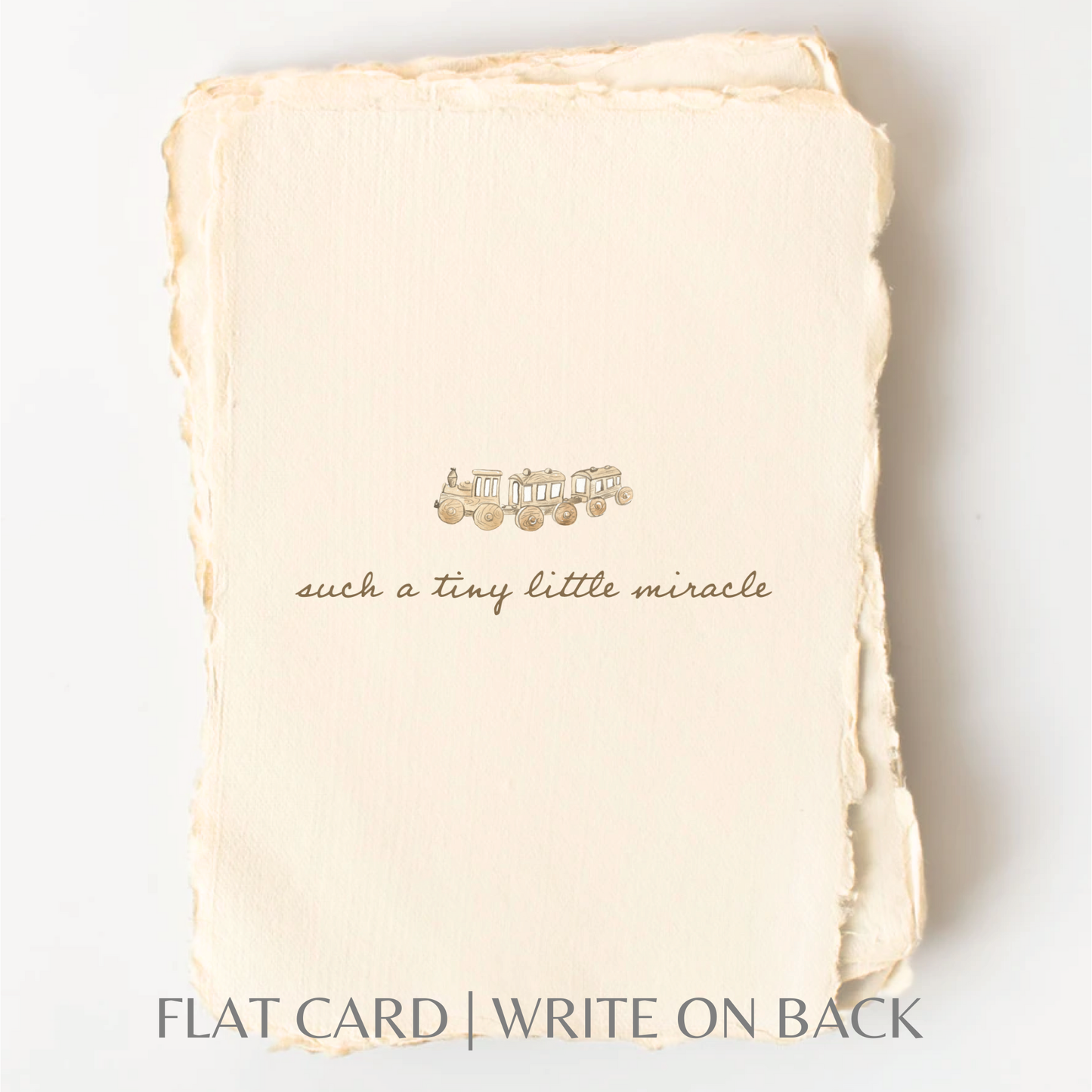 Paper Baristas - Tiny Miracle | Eco-Friendly Baby Shower Greeting Card