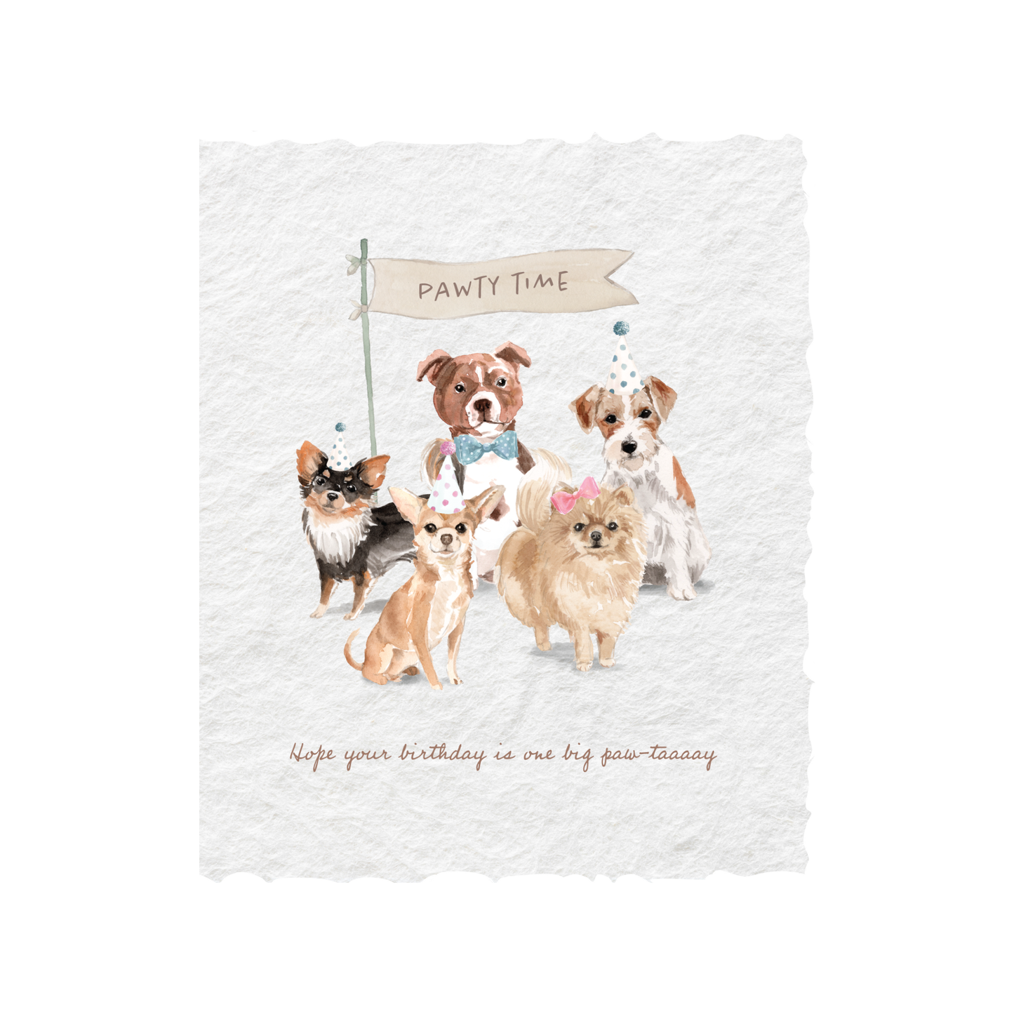 Paper Baristas - Birthday Paw-tay Dogs | Eco-Friendly Greeting Card