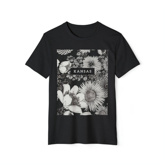 Purveyor - Kansas Flower Unisex Recycled Organic T-Shirt