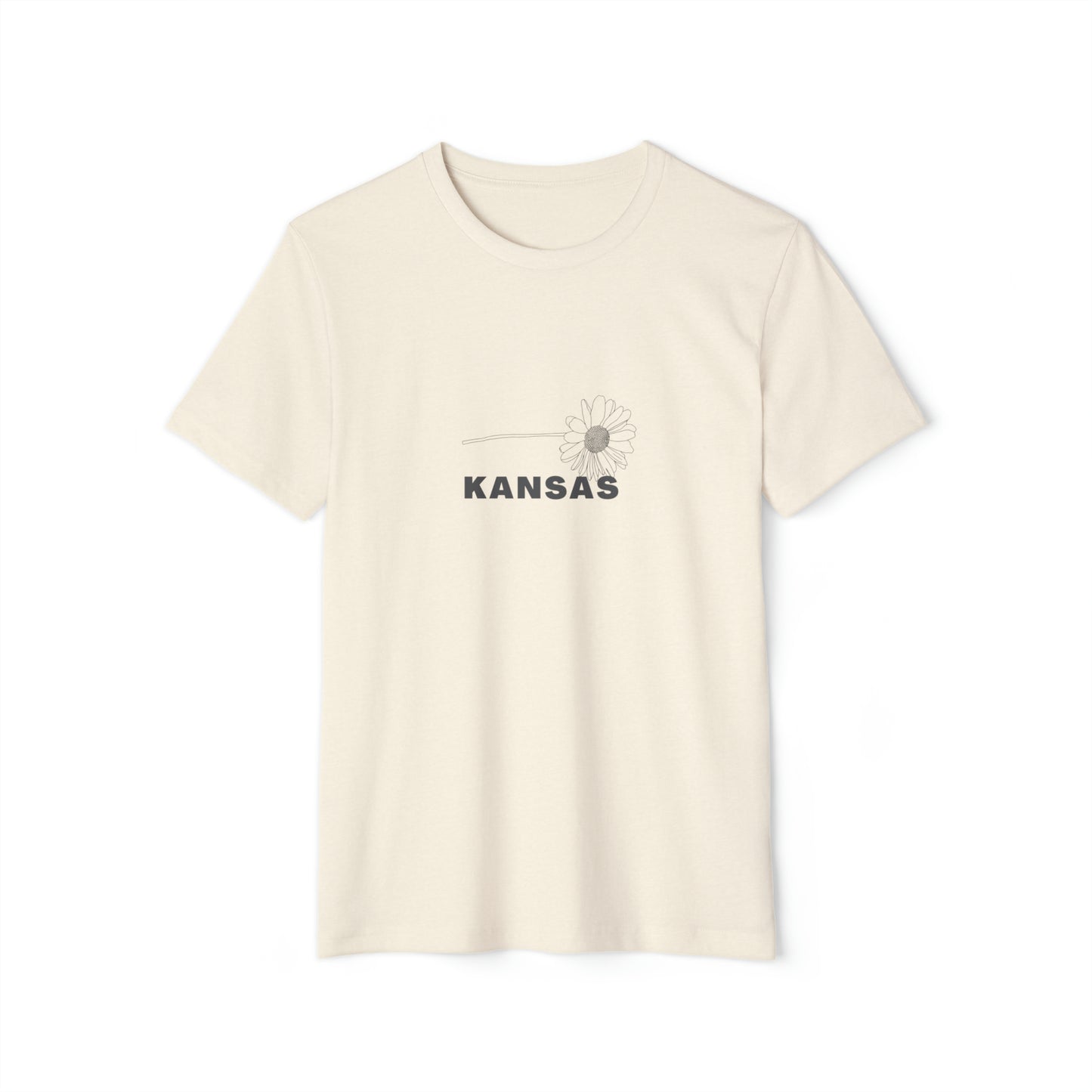 Purveyor - Kansas Sunflower Herb Unisex Recycled Organic T-Shirt