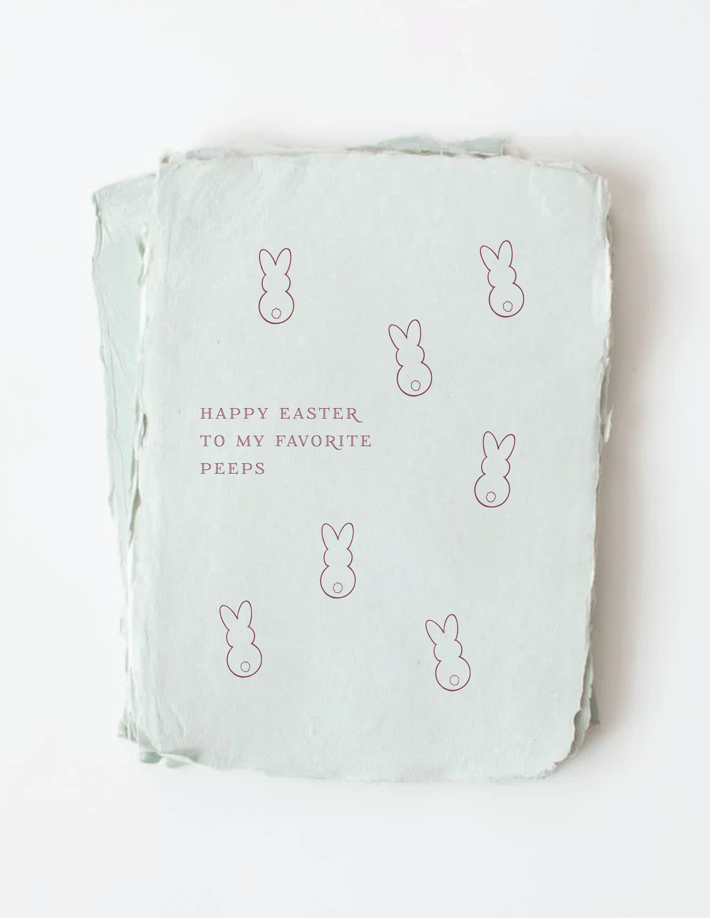 Paper Baristas - "Happy Easter to my favorite Peeps" Greeting Card