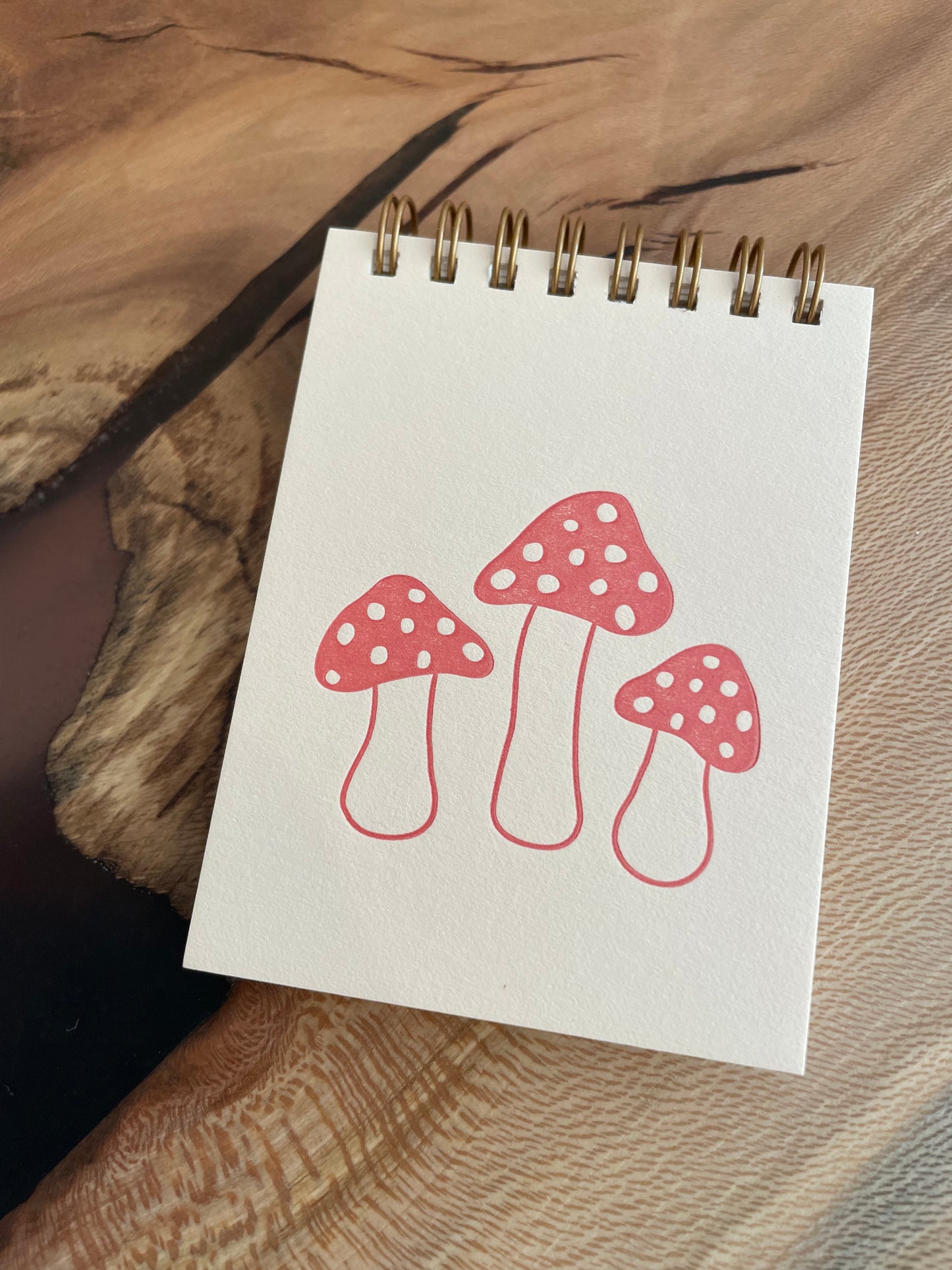 Ruff House Print Shop - Mushroom Mini Jotter Notebook