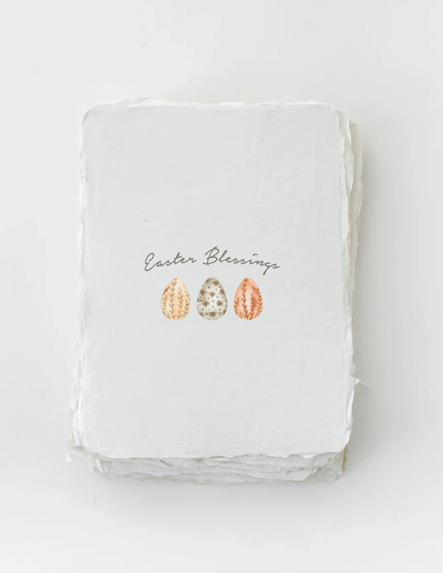 Paper Baristas - "Easter Blessings" Easter Egg Eco-Friendly Greeting Card