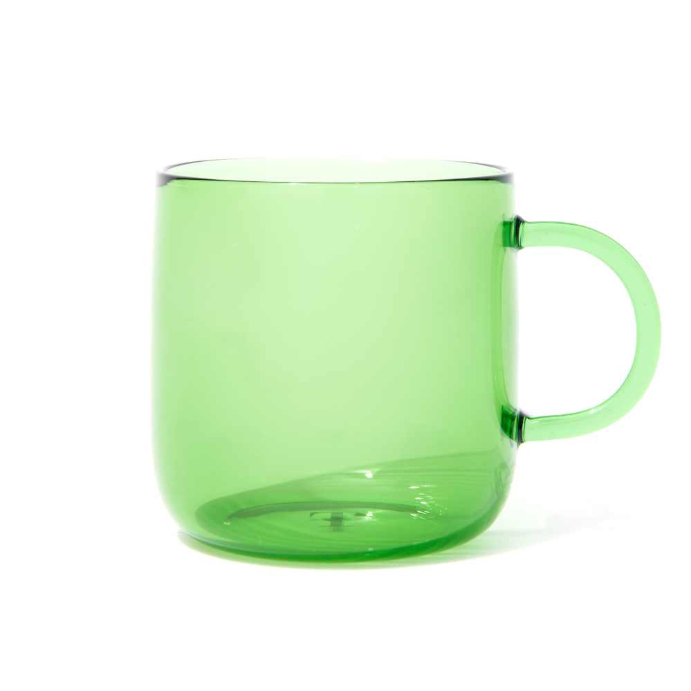 TEASPRESSA - Green Glass Mug
