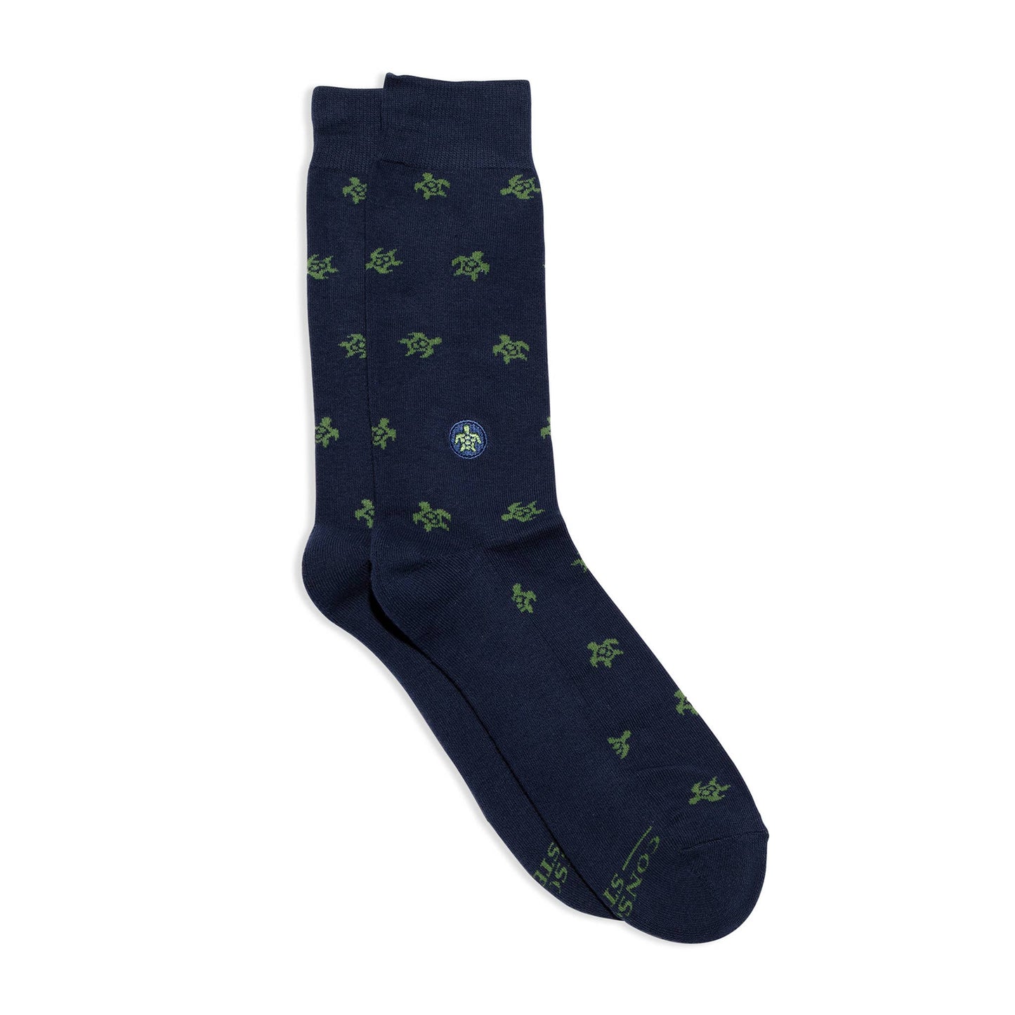 Conscious Step - Socks that Protect Turtles (Navy Turtles): Small / Default