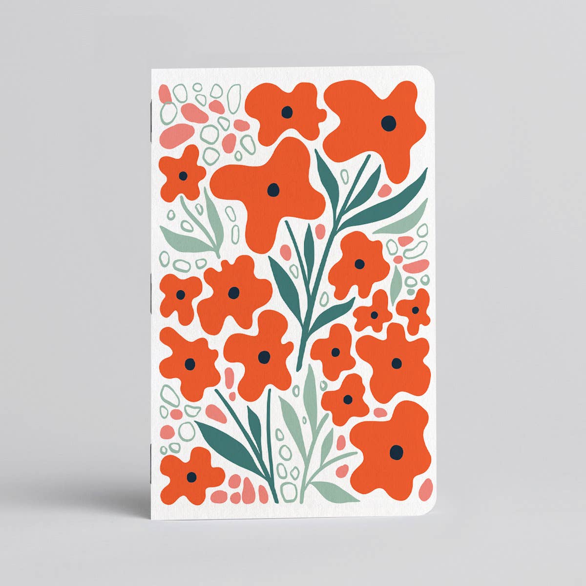 Justin Ryan Books - Poppy Floral Notebook