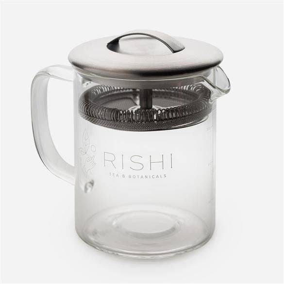 Rishi Tea & Botanicals - Simple Brew Loose Leaf Glass Teapot