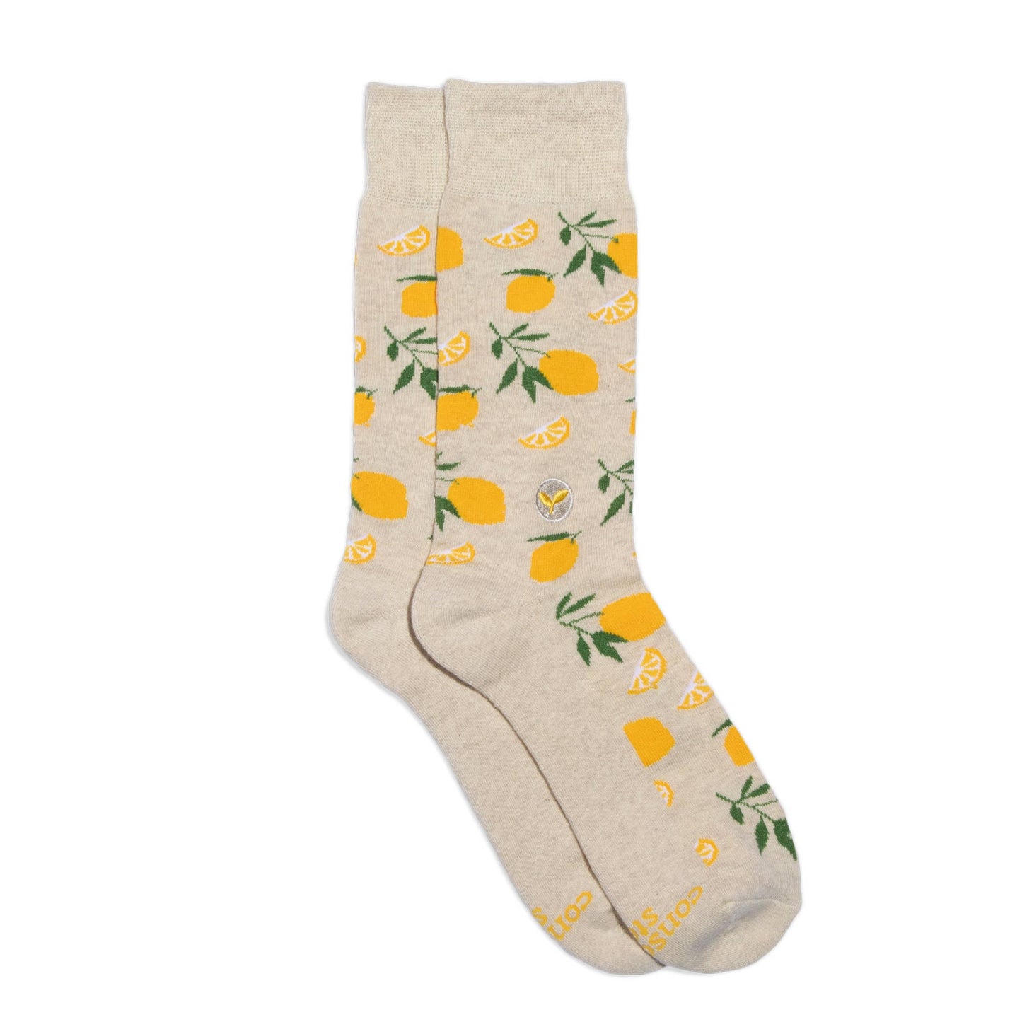 Conscious Step - Socks that Plant Trees (Beige Lemons)
