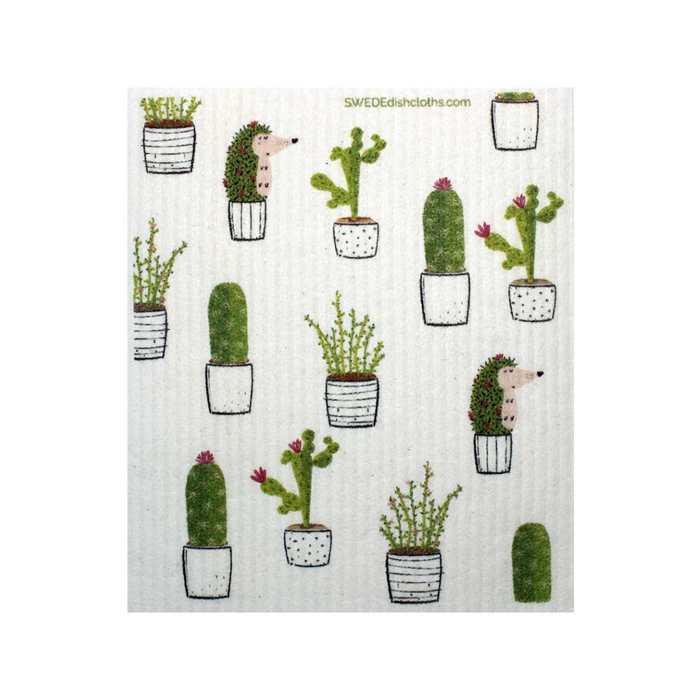 SWEDEdishcloths - Swedish Dishcloth Cactus Collage