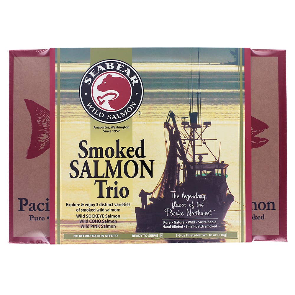 SeaBear Smokehouse - Smoked Salmon Trio