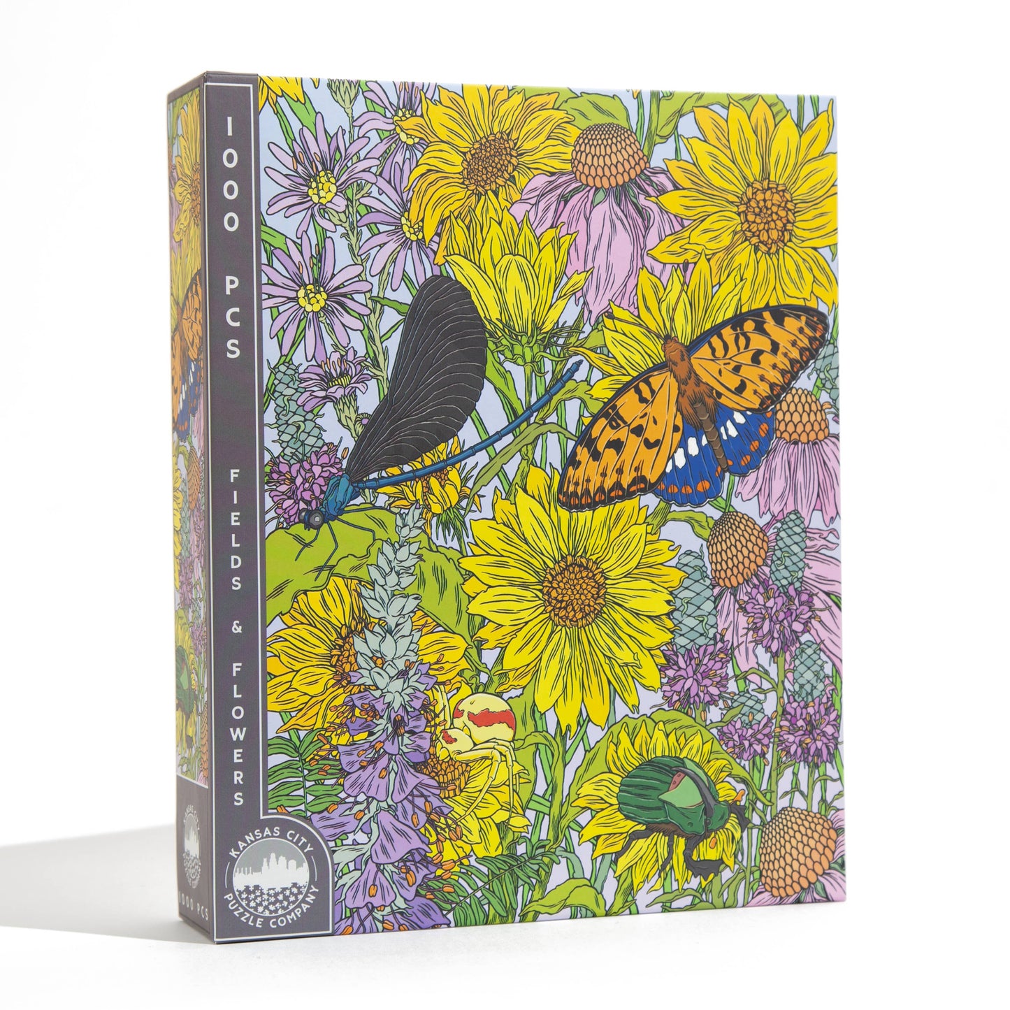 Kansas City Puzzle Company - Fields & Flowers Puzzle by Cooper Malin