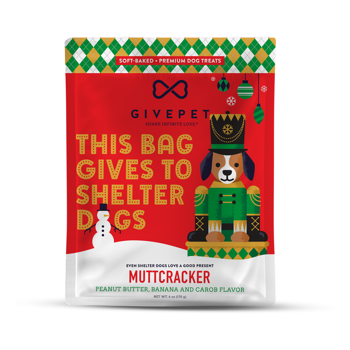GivePet - Muttcracker Christmas Dog Treats
