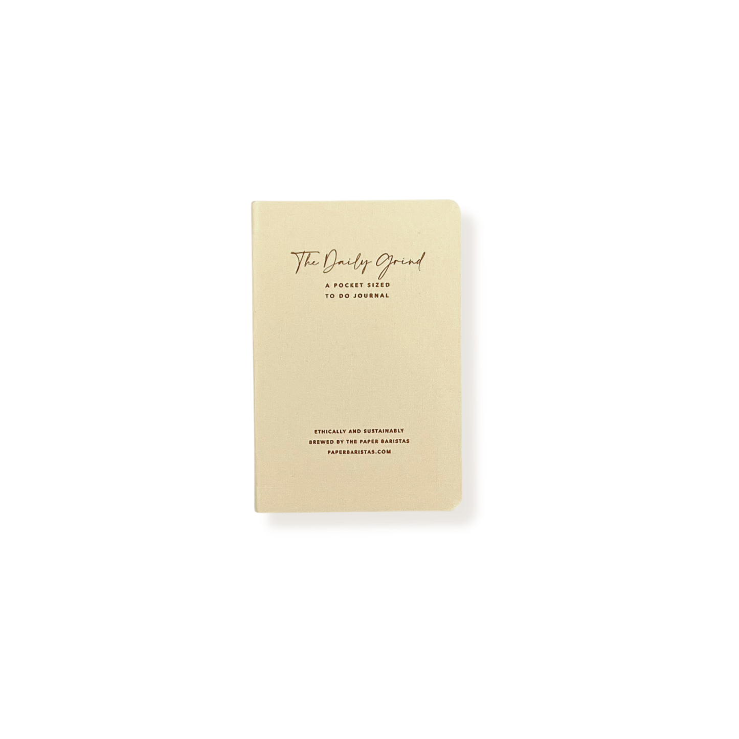 Paper Baristas - Pocket-Sized To-Do List Notebook Journal in Cream