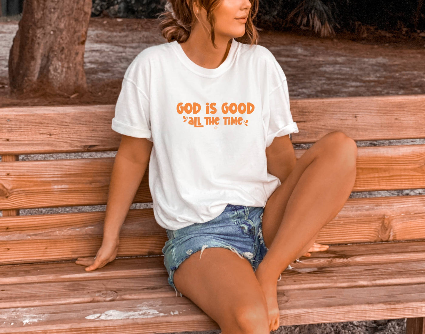 Never Lose Hope Designs - God Is Good All The Time Christian Tee